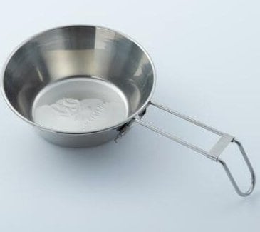 シェラカップおすすめ ブッシュクラフト フォールディングステンレスシェラカップシルバー レギュラー29489 イメージ