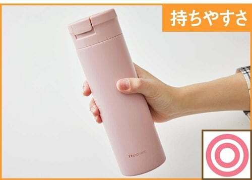 手にフィットする太さのボトル 炭酸が入れられる水筒おすすめ イメージ