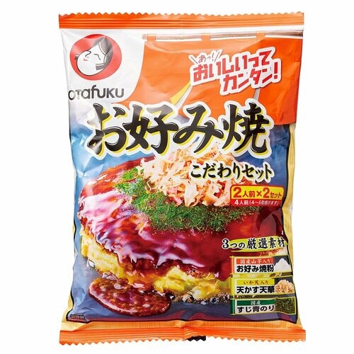 お好み焼き粉おすすめ おたふく お好み焼 こだわりセット 4人前 イメージ