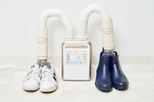ポイント4:靴を2足同時に乾燥できる イメージ