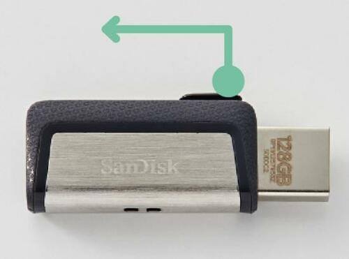 5位: 高品質なのに安いA・C両対応「SDDDC2-128G-G46」