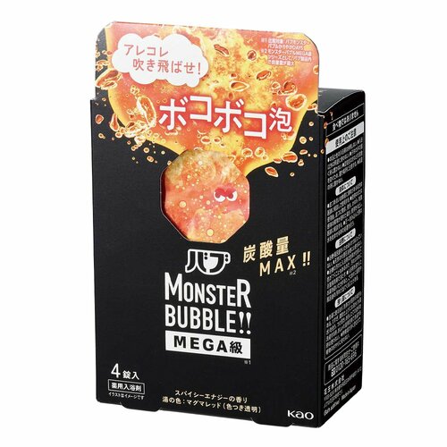 入浴剤おすすめ 花王 バブ モンスターバブル MEGA級 ボコボコ泡 イメージ