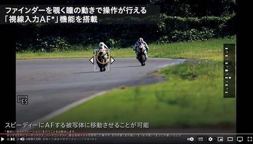 キヤノンには「視線入力」機能がある イメージ2