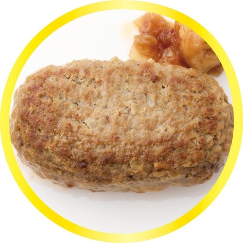 ちょっと脂質高めだけど肉厚ハンバーグがジューシーすぎる 宅配弁当・宅食サービスおすすめ イメージ3