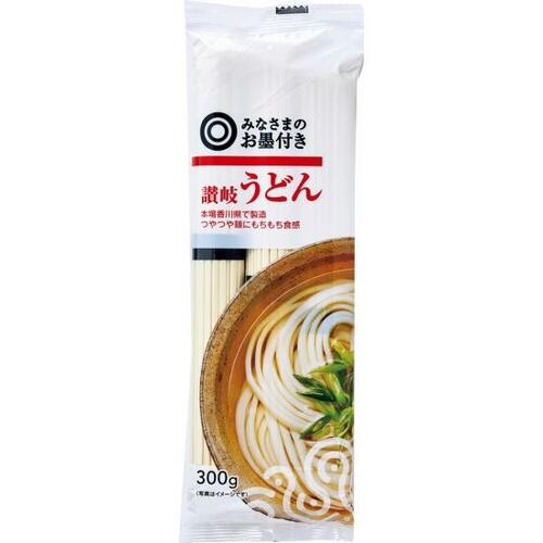 西友:みなさまのお墨付き 讃岐うどん:乾麺