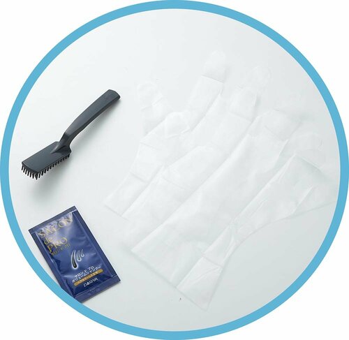 白髪染めおすすめ ダリヤ サロン ド プロ ワンプッシュ メンズカラー(白髪用) ナチュラルブラック イメージ3