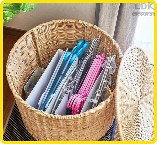 ごちゃごちゃ愛tレムをスッポリしまえて生活感が消えた! LDKベストバイ洗濯グッズ収納おすすめ イメージ3
