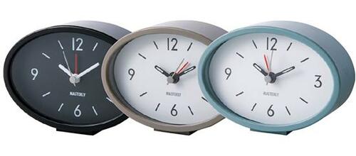 セリア:アラームクロックラウンド:時計