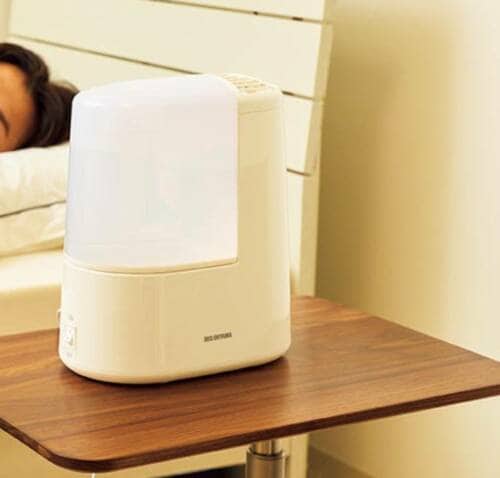【加湿量】 寝室用加湿器おすすめ イメージ