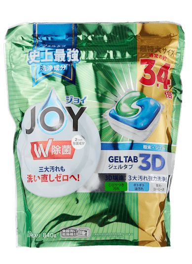 P&G 食洗機用洗剤 JOY ジョイ ジェルタブ 3D 食洗機用洗剤おすすめ イメージ
