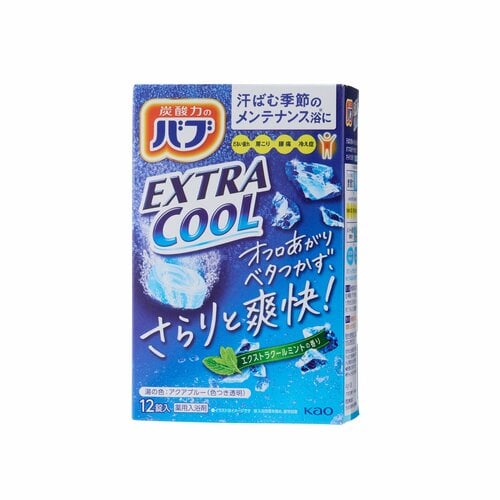 夏用クール入浴剤おすすめ 花王 バブ エクストラクール エクストラクールミントの香り イメージ