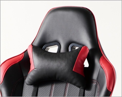 位置を変えられるヘッドレスト付き ゲーミングチェアおすすめ イメージ