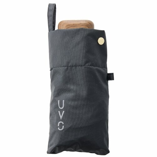 黒色の折りたたみ日傘おすすめ UVO 最強の日傘 5段折 ミニ コンパクト イメージ2