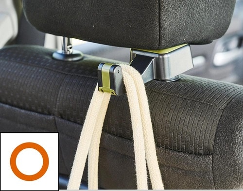 コンビニフックとして使える 車のシートフックおすすめ イメージ