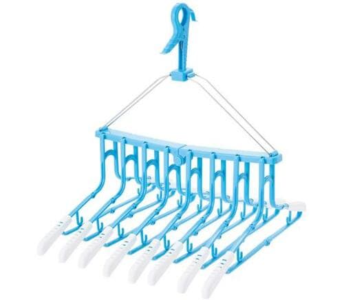 間隔がややせまい レックのたためる8連ハンガー イメージ