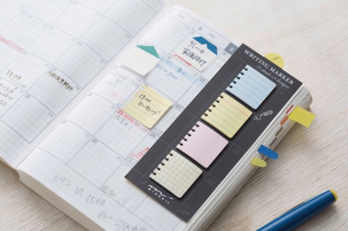 ③月間ブロックの1マスに ピッタリはまるノートマーカー イメージ