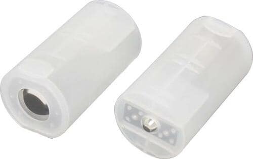 電池のサイズを変えられるオーディオファン「電池スペーサー」 イメージ