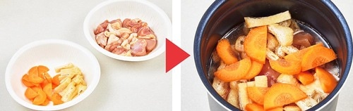 <材料> エレコム「LiFERE 小型IH炊飯器」おすすめ イメージ