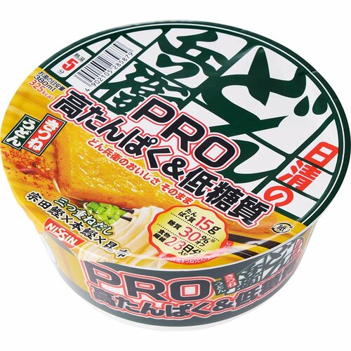 高タンパク食品のおすすめおすすめ 日清食品 日清のどん兵衛 PRO 高たんぱく＆低糖質 きつねうどん イメージ1