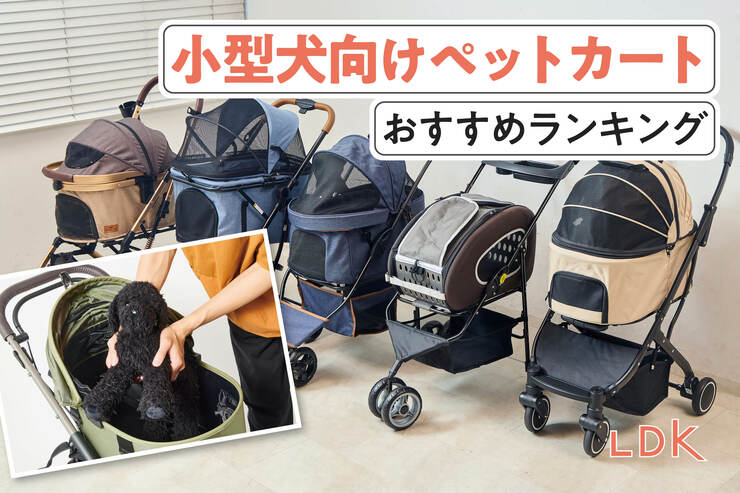 【2025年】小型犬向けペットカートのおすすめランキング５選。人気商品を実際に使って比較