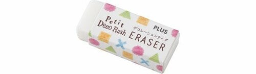 プラス:プチデコラッシュ 専用消しゴム:消しゴム