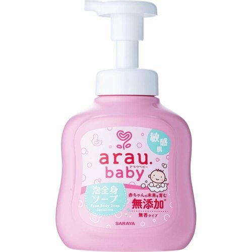 ベビーソープおすすめ サラヤ アラウ.ベビー 泡全身ソープ敏感肌 イメージ