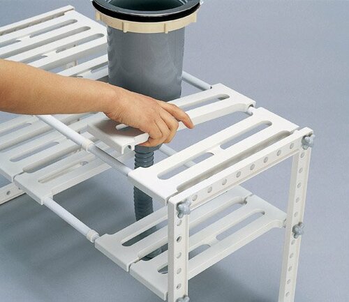 シンク下のスペースは配管ギリギリまで攻める！ イメージ