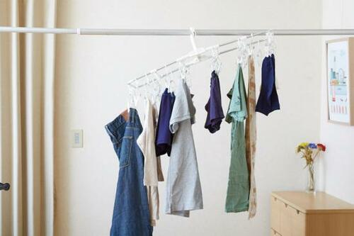 ピンチが絡みにくいソフトな吊り紐軽くて錆びにくいアルミフレーム イメージ2