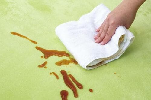 マイクロファイバーの感触も絶品「低反発はっ水クッションラグ」 イメージ3