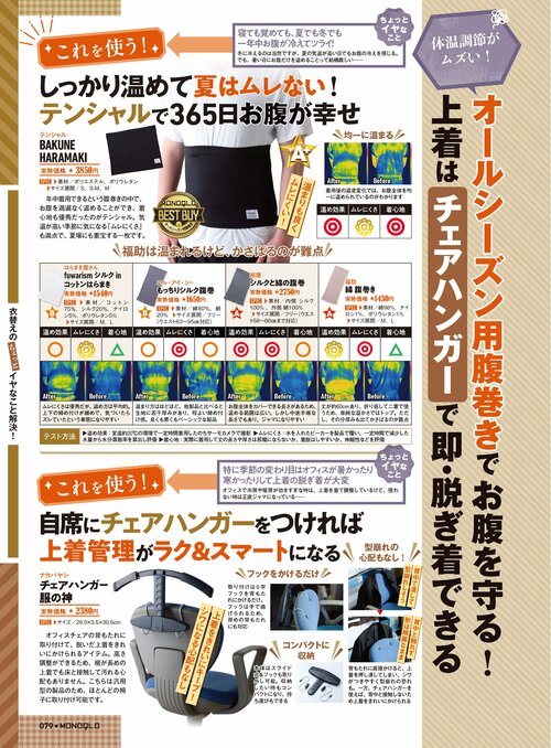 MONOQLOがメンズ腹巻きをテスト メンズ腹巻きおすすめ イメージ