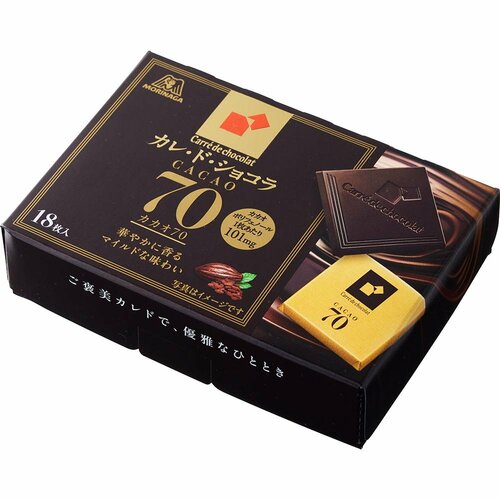 高カカオチョコレートおすすめ 森永製菓 カレ・ド・ショコラ <カカオ70> イメージ
