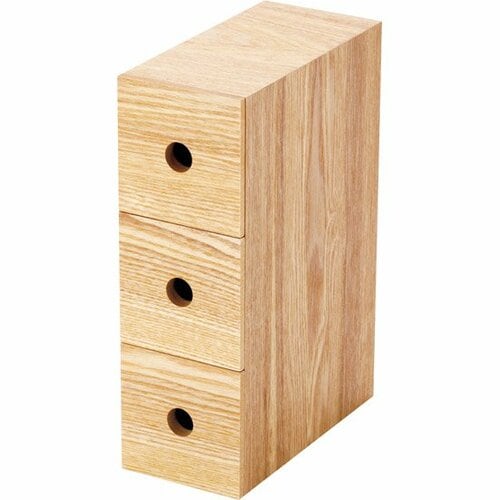 無印良品:MDF小物収納3段