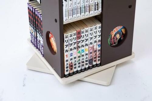 激狭でも圧巻の収納力！ 「回転コミックラック」 イメージ2