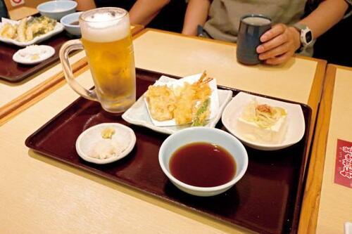 特にれんこんとエビが絶品なてんやお酒に相性抜群の天ぷらを堪能! せんべろおすすめ イメージ2