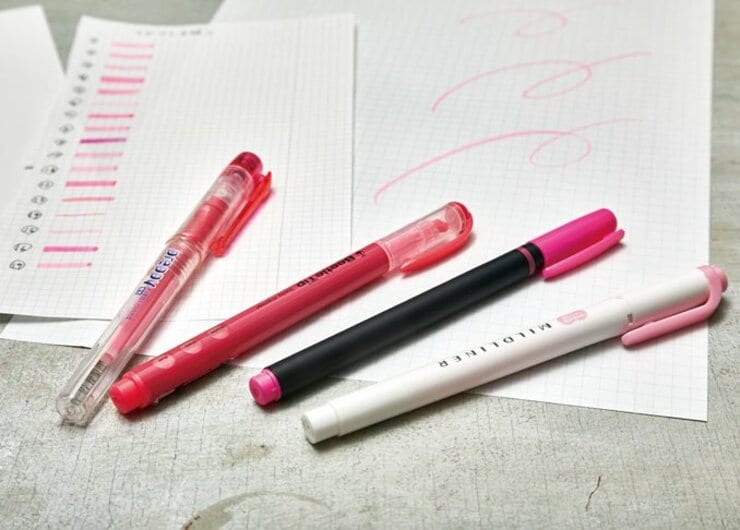 ぺんてる、トンボ、パイロット最強文具はどれ？[蛍光マーカー比較10製品]