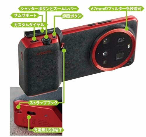シャオミ「Xiaomi 15 Ultra Photography Kit」 Xiaomi 15 Ultraおすすめ イメージ