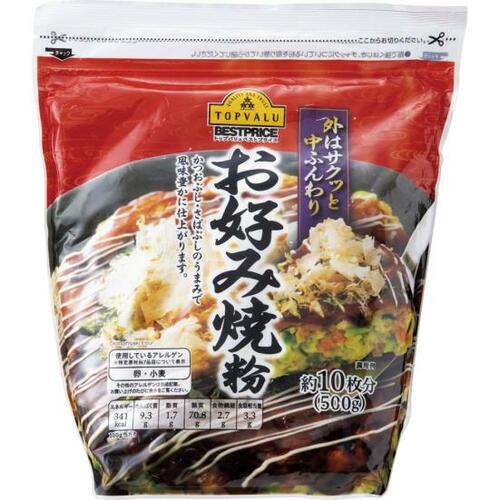 味付けは良い！トップバリュのお好み焼き粉 イメージ
