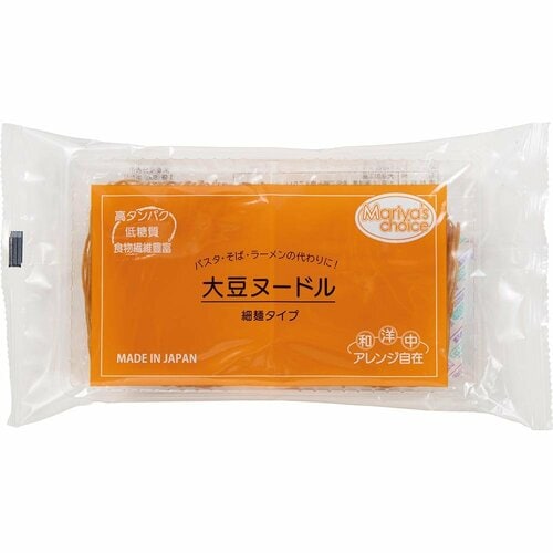 高たんぱく質パスタおすすめ Mariya's choice  北海道産大豆ヌードル(乾麺) イメージ