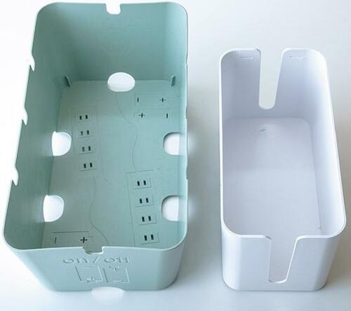 さわやかなミント色!3COINSのコンセントボックス