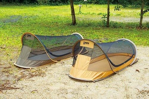 アッという間に設営完了！コット寝する人の必需品 イメージ