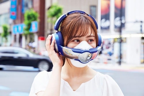 ▼FFP2フェイスカバー(使い捨て) 空気清浄ヘッドホン「Dyson Zone」おすすめ イメージ