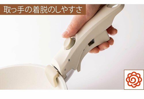 【使用感】カンタン着脱の取っ手が最高 フライパンセットおすすめ イメージ