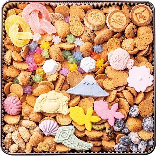 東京駅で買えるお土産おすすめ 銀座菊廼舎 冨貴寄 特撰缶 JAPAN 小缶 イメージ