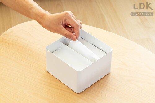 ティッシュのムダ使い防止にも 山崎実業おすすめ イメージ