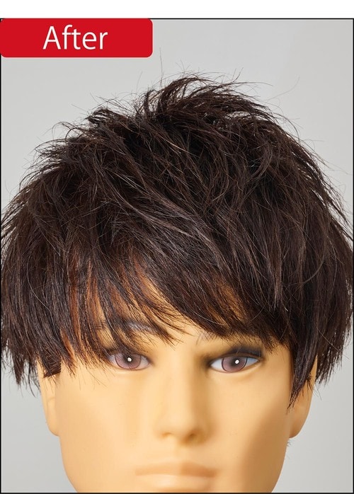 【スタイリングしやすさ】しっかりと束感を出せて髪の立ち上げもできる メンズヘアワックスおすすめ イメージ2