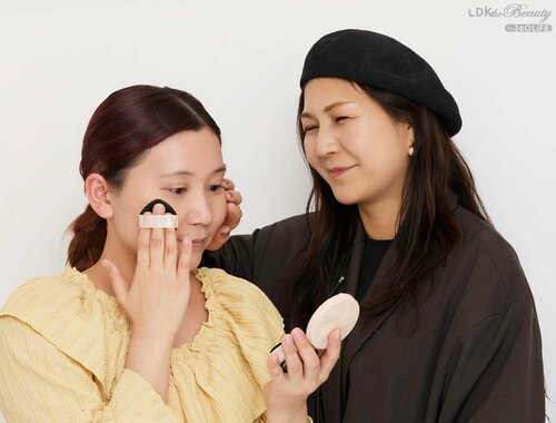 テスト1：仕上がり リキッドファンデおすすめ イメージ