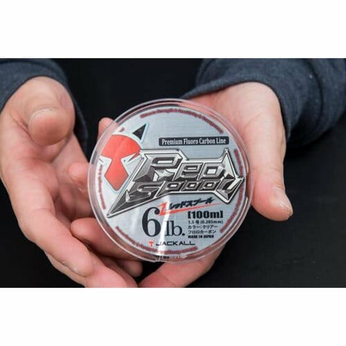 フロロカーボンラインおすすめ JACKALL フロロカーボンライン レッドスプール 100m 6lb イメージ1