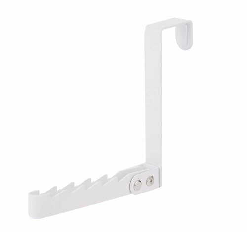 家中のドアが即席ハンガーラックに ダイソー「折り畳み式 ドアフック」 イメージ