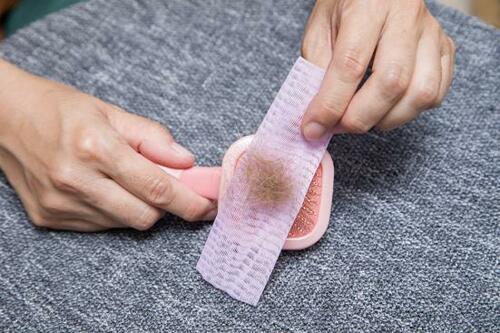 ダイソー「ブラシケアネット」2