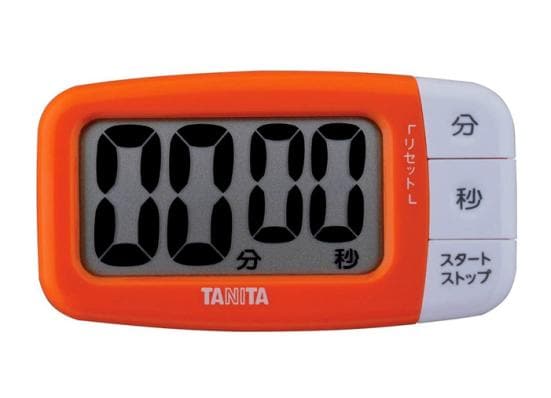 タニタ(TANITA):デジタルタイマー でか見えプラスタイマー TD-394:キッチンタイマー